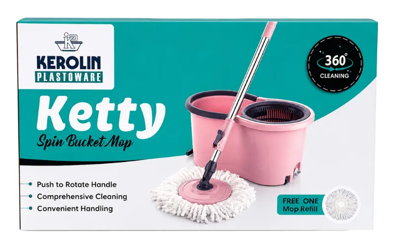 Ketty Bucket Mop Steel Jali