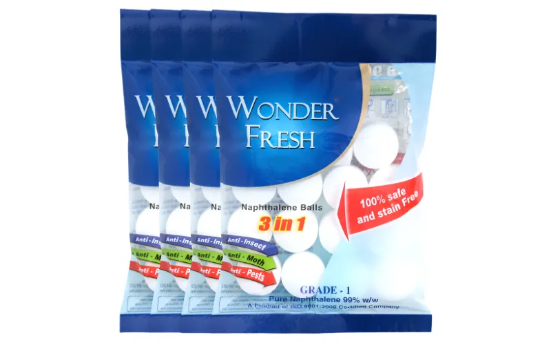 Wonder Fresh Naphthalene Balls 100 GM