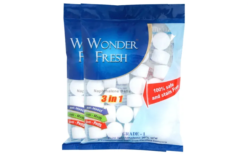 Wonder Fresh Naphthalene Balls 200 GM
