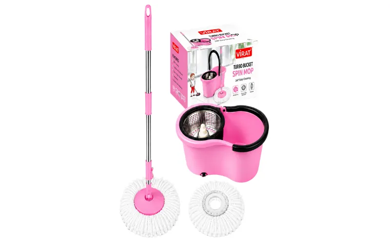 Turbo Bucket Mop (Steel Jali) 8L