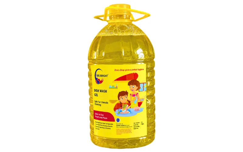 Big Bright Dishwash Gel - Eco Pet 5 Ltr